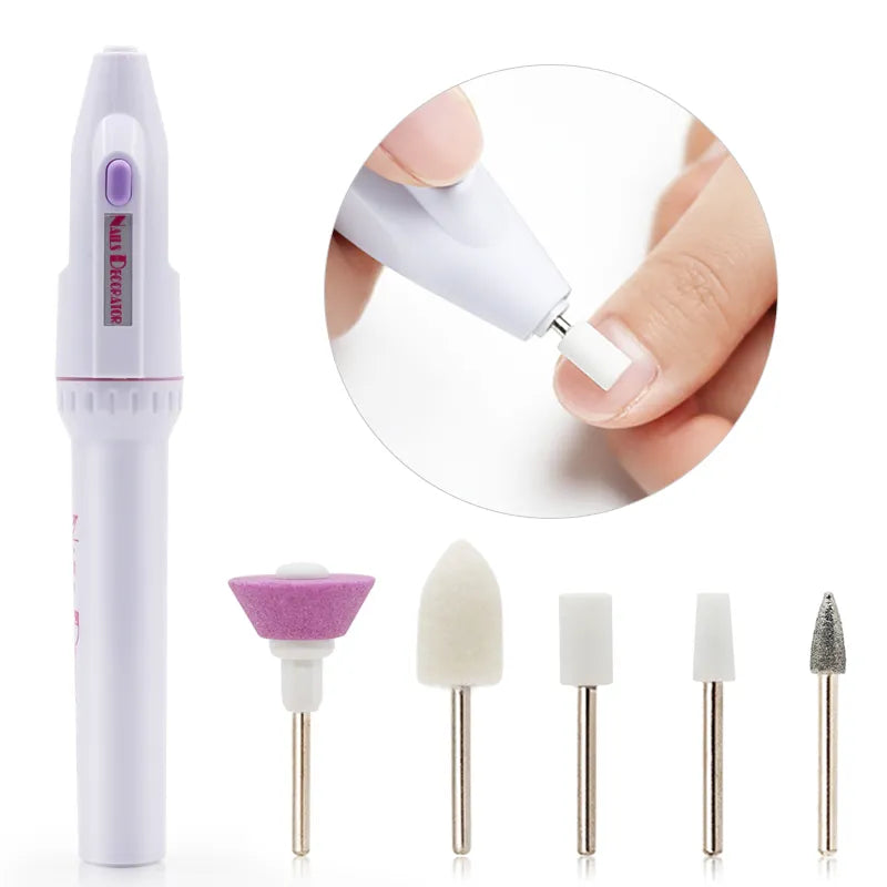 Kit de Manicura GlamNail Pro 5 en 1