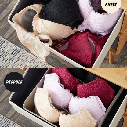 🧺 Organizador de Ropa Interior - Set de 4 Piezas